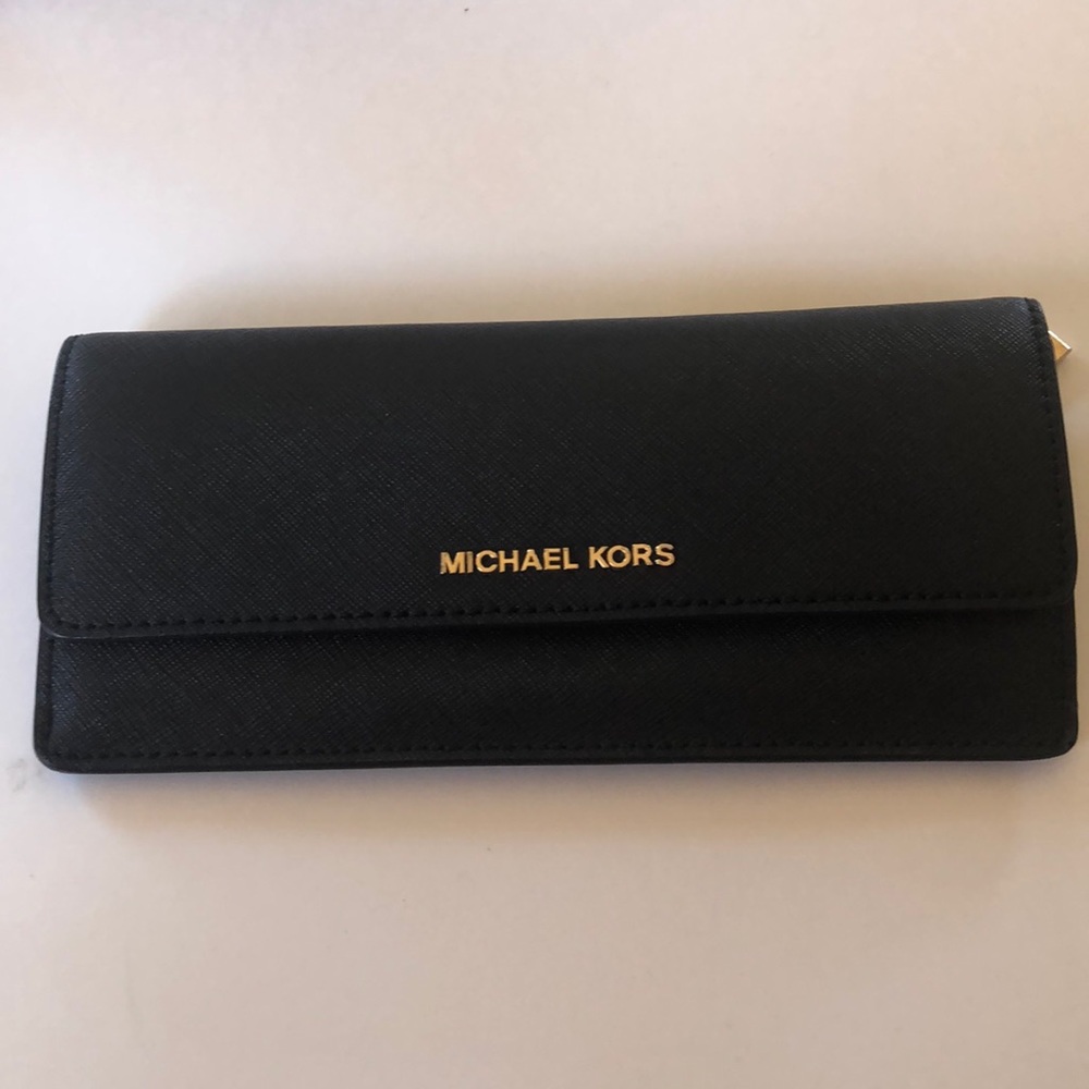 Michael Kors Black Leather Wallet